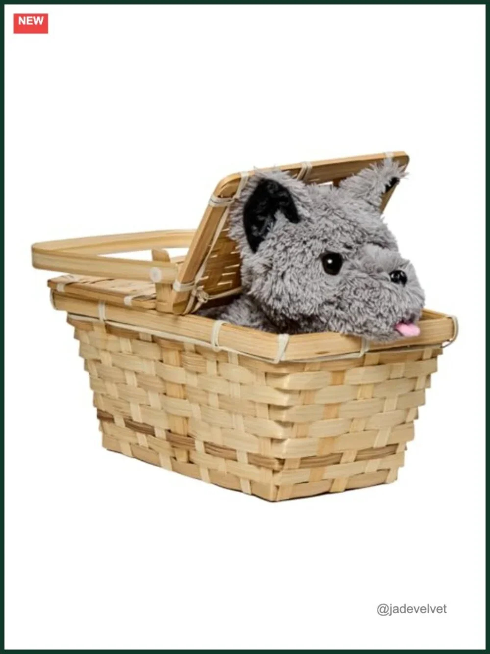 The Wizard of Oz Toto in a Basket Costume Accessory, Officially Licensed